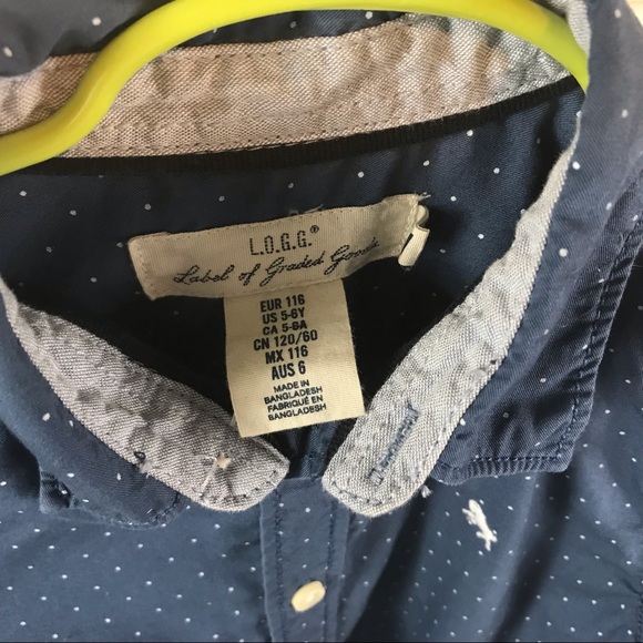 Label of Graded Goods (H and M) boys size 5-6 sm. - Picture 3 of 4